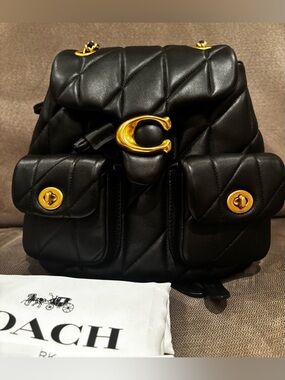 Coach Tabby backpack crafted from quilted nappa leather